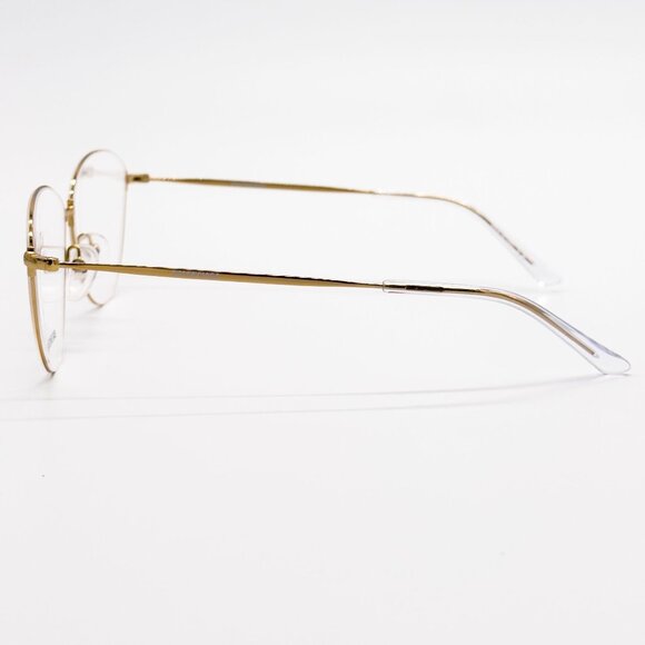 NEW BALENCIAGA EYEGLASSES BB0034O 003 CAT EYE GOLD WOMEN EYEWEAR BALENCIAGA - Picture 6 of 8